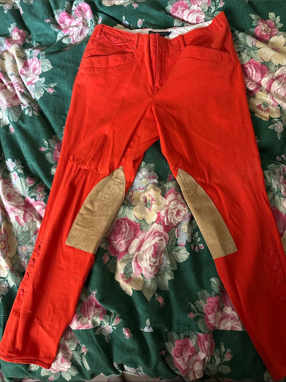 Ralph Lauren orange riding pants size 14 EUC